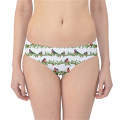 Bullfinches On The Branches Hipster Bikini Bottoms by SychEva