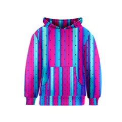 Warped Stripy Dots Kids  Pullover Hoodie by essentialimage365