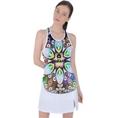 375 Chroma Digital Art Custom Racer Back Mesh Tank Top