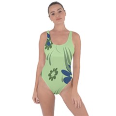 Folk Flowers Print Floral Pattern Ethnic Art Bring Sexy Back Swimsuit by Eskimos