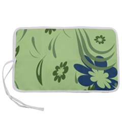 Folk Flowers Print Floral Pattern Ethnic Art Pen Storage Case (m) by Eskimos