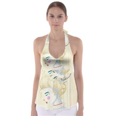 Clown Maiden Babydoll Tankini Top by Limerence