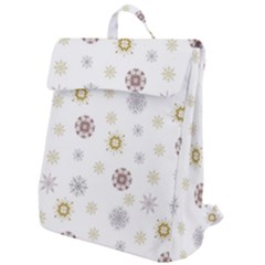 Magic Snowflakes Flap Top Backpack by SychEva