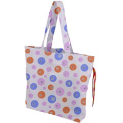 Colorful Balls Drawstring Tote Bag by SychEva