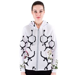 Chirality Women s Zipper Hoodie by Limerence