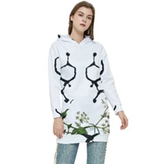 Chirality Women s Long Oversized Pullover Hoodie by Limerence