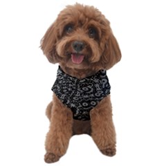 Black And White Modern Intricate Ornate Pattern Dog Sweater by dflcprintsclothing