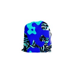 Abstract Tropical Drawstring Pouch (xs) by 3cl3ctix