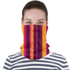 Warped Stripy Dots Face Seamless Bandana (adult) by essentialimage365