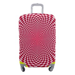 Illusion Floral Pattern Luggage Cover (small)