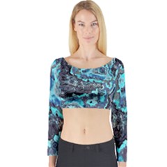 Strange Glow Long Sleeve Crop Top by MRNStudios