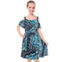 Strange Glow Kids  Cut Out Shoulders Chiffon Dress View1