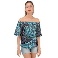 Strange Glow Off Shoulder Short Sleeve Top by MRNStudios