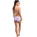 Abstract Multicolored Shapes High Waist Tankini Set View2