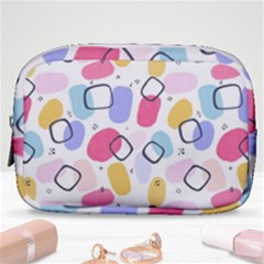 Abstract Multicolored Shapes Make Up Pouch (small) by SychEva