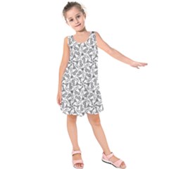 Geometric City Kids  Sleeveless Dress by SychEva