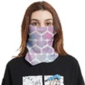 Multicolored Hearts Face Covering Bandana (Two Sides) View1