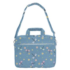 Cute Dragonflies In Spring Macbook Pro Shoulder Laptop Bag (large) by SychEva