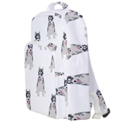 Cute Husky Puppies Double Compartment Backpack by SychEva