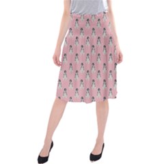 Cute Husky Midi Beach Skirt by SychEva