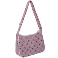 Cute Husky Zip Up Shoulder Bag by SychEva