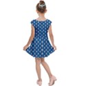 Little Husky With Hearts Kids  Cap Sleeve Dress View2