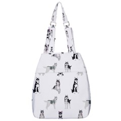 Husky Dogs Center Zip Backpack by SychEva