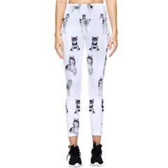 Husky Dogs Pocket Leggings 