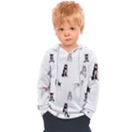 Husky Dogs With Sparkles Kids  Overhead Hoodie