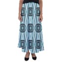 Abstract geometric design   geometric fantasy   Flared Maxi Skirt View1