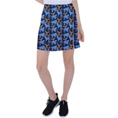 Blue Tigers Tennis Skirt by SychEva