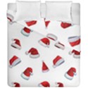 Red Christmas Hats Duvet Cover Double Side (California King Size) View2