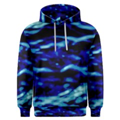 Blue Waves Abstract Series No8 Men s Overhead Hoodie by DimitriosArt