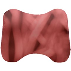 Red Flames Abstract No2 Head Support Cushion by DimitriosArt