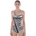 Cycas Leaf The Shadows Cut-Out One Piece Swimsuit View1