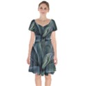 The Agave Heart Under The Light Short Sleeve Bardot Dress View1