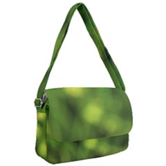 Green Vibrant Abstract No3 Courier Bag by DimitriosArt