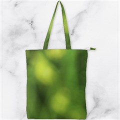 Green Vibrant Abstract No3 Double Zip Up Tote Bag by DimitriosArt