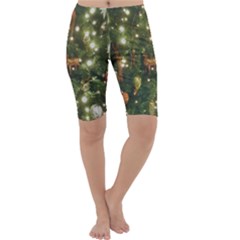 Christmas Tree Decoration Photo Cropped Leggings  by dflcprintsclothing