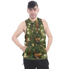 Christmas Tree Decoration Photo Men s Sleeveless Hoodie by dflcprintsclothing