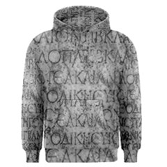 Ancient Greek Typography Photo Men s Core Hoodie