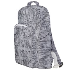 Ancient Greek Typography Photo Double Compartment Backpack by dflcprintsclothing