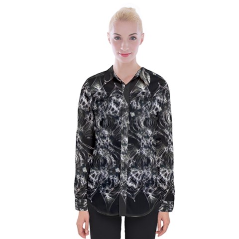 Celestial Diamonds Womens Long Sleeve Shirt by MRNStudios