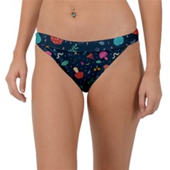 Bright Mushrooms Band Bikini Bottom by SychEva