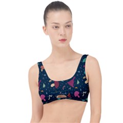 Bright Mushrooms The Little Details Bikini Top by SychEva