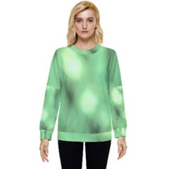 Green Vibrant Abstract No4 Hidden Pocket Sweatshirt by DimitriosArt