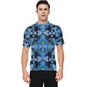 Rare Excotic Blue Flowers In The Forest Of Calm And Peace Men s Short Sleeve Rash Guard View1