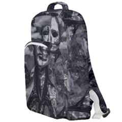 Bw Creepy Fantasy Scene Artwork Double Compartment Backpack