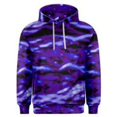 Purple  Waves Abstract Series No2 Men s Overhead Hoodie by DimitriosArt