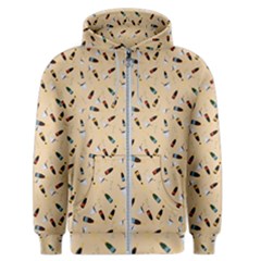 Festive Champagne Men s Zipper Hoodie by SychEva